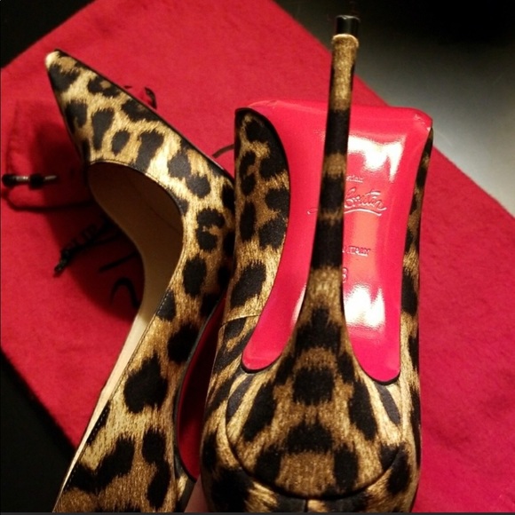cheetah print red bottoms